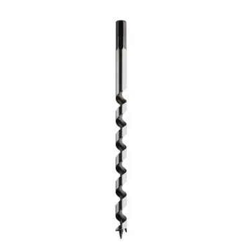 Punta Elicoidale Professionale da Trapano per Fori Profondi su Alluminio e PVC HS Z1 D=10x155x230 DX Per Fori Profondi su Alluminio e PVC