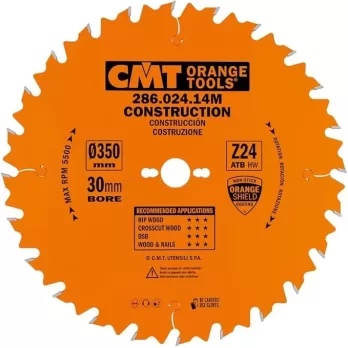 Lama Circolare Per L'edilizia Con Limitatore 350 X 3.2 / 2.2 X 30 Z24 Cmt 286.024.14m