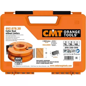 Testa Portacoltelli Senza Limitatore 78 Mm Cmt 692.078.30
