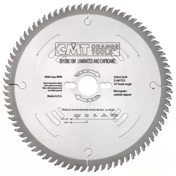 Lama A Dente Trapezoidale Positivo Per Laminati E Truciolari 350 X 3,5 / 2,5 X 30 Z.84 Cmt 281.084.14m
