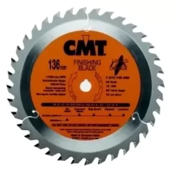 Lama Circolare Per Macchine Portatili 136 X 1,3 / 0,8 X 10 Z.36 Cmt 272.136.36d