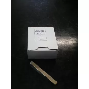 Kit Di 2 Scatole Da 10000 Pz Di Graffe 80/10 