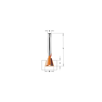 Fresa Per Unione A Coda Di Rondine In Hw 19 Mm Cmt 918.190.11