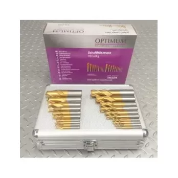 Set Di 20 Frese Cilindriche A Candela In Hss Optimum