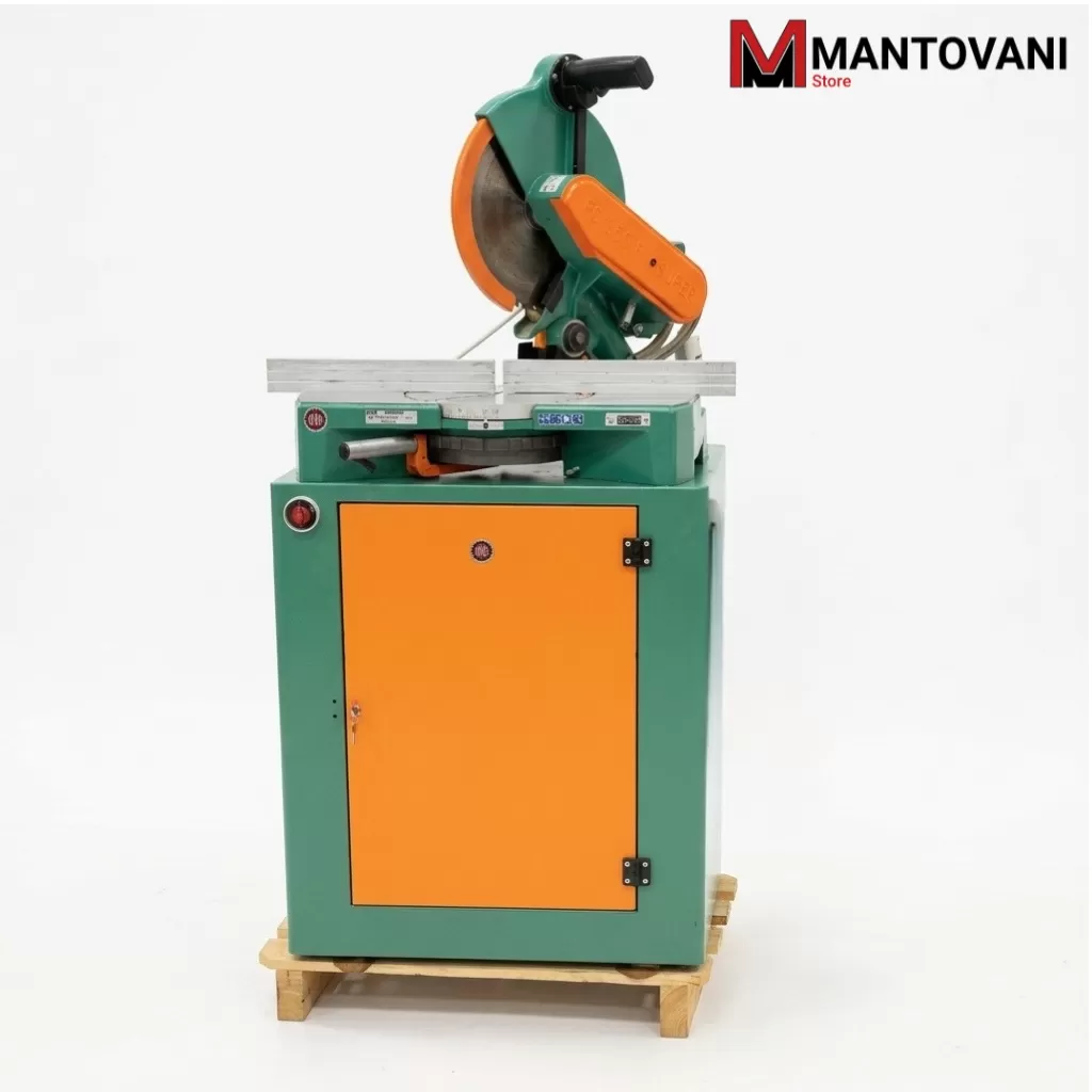 Troncatrice Professionale Compa FC 350 RAP Usata (2008) &ndash; Lama &Oslash; 350 mm con Banco Aspirante Industriale
