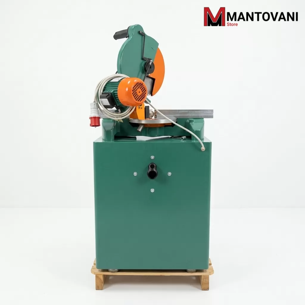 Troncatrice Professionale Compa FC 350 RAP Usata (2008) &ndash; Lama &Oslash; 350 mm con Banco Aspirante Industriale