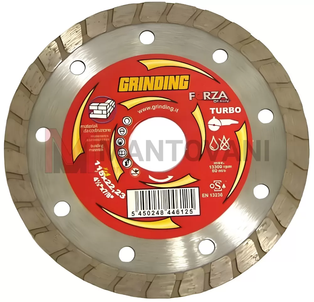 Disco Diamantato Grinding Forza Turbo 115 X 2,23 mm per Materiali da Costruzione