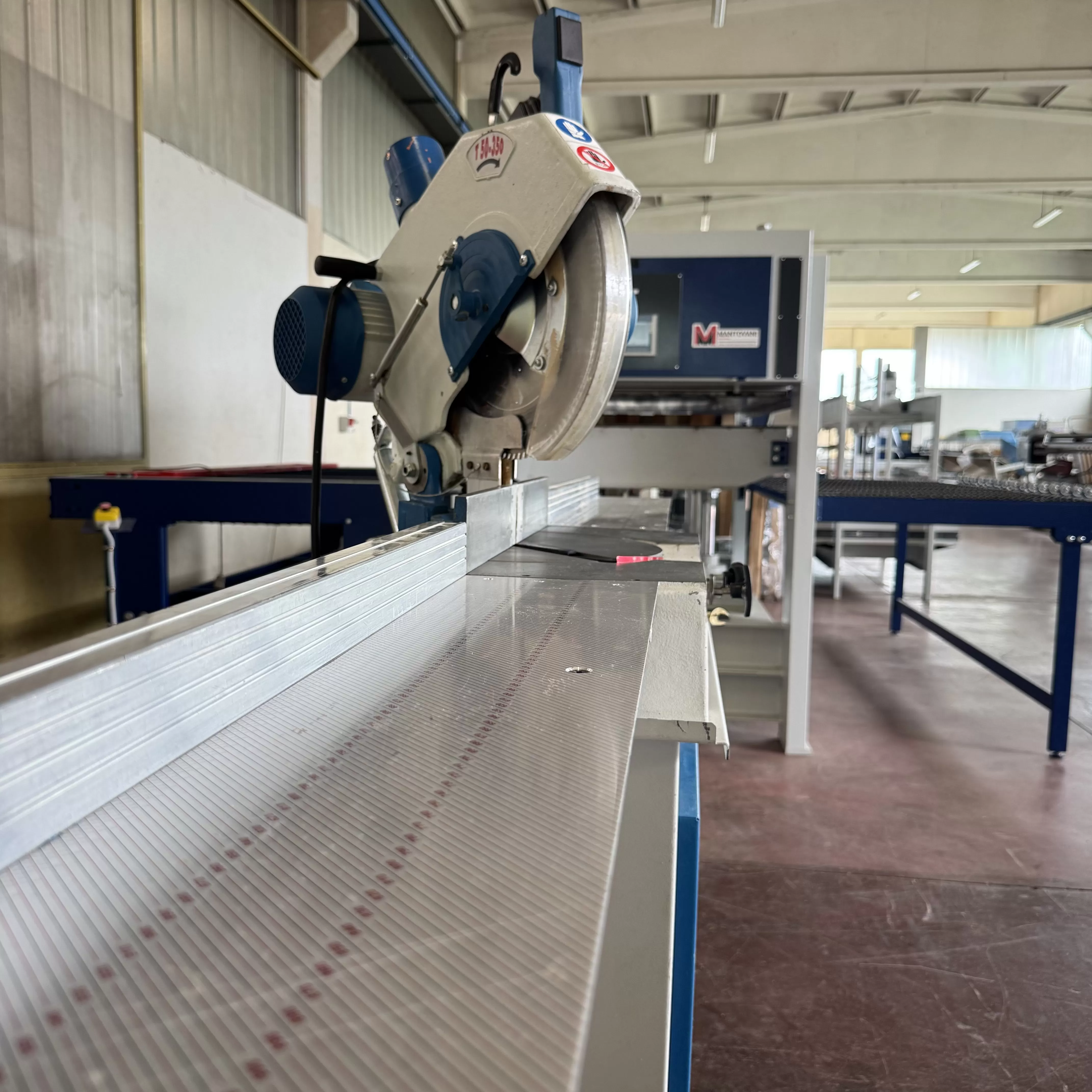 Troncatrice Radiale OMGA T 50 350 Usata &ndash; Lama 350mm, 2.21kW, Trifase (Anno 2010) - Ottime Condizioni