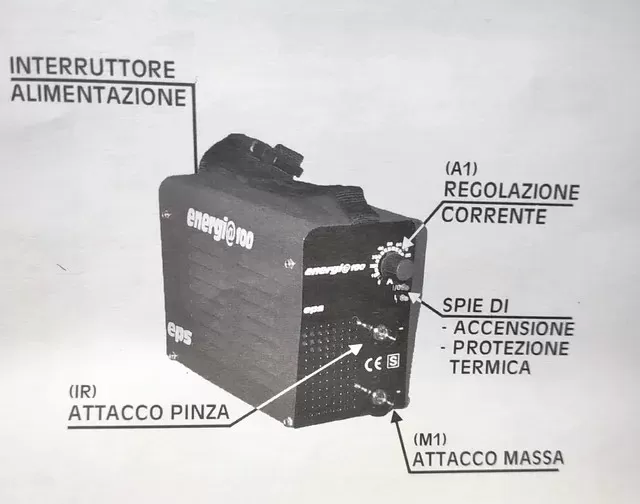 Saldatrice inverter 100 EPS C/CORR.