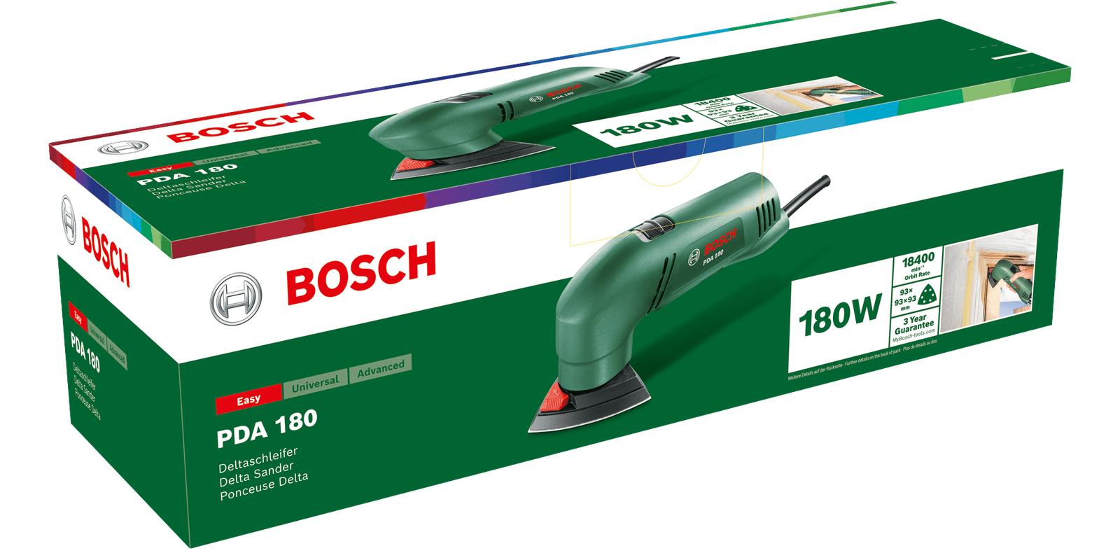 Levigatrice A Delta Bosch Pda180e