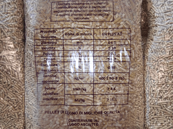 Bancale Di Pellets Da 70 Sacchi Da 15 Kg