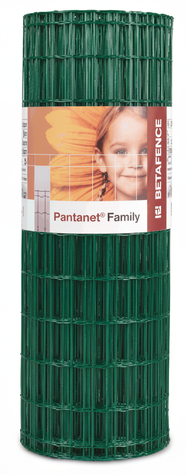 Rete verde metallica per recinzione giardino Pantanet Family - H 122 x 25 m - Betafence