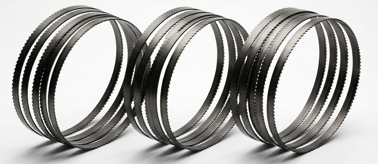 Set di 3 lame a nastro 1440 x 13 x 0,6 M 42 T 8/12