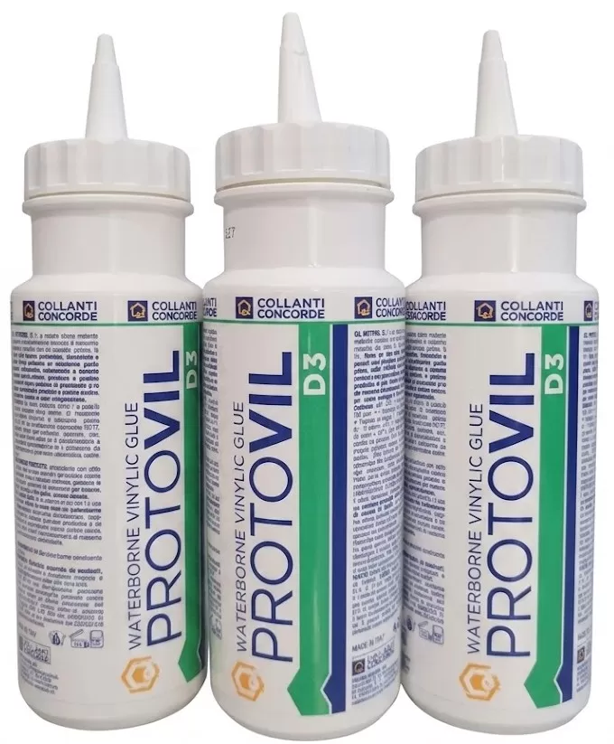 PROTOVIL D3 - KIT 3 PZ - Colla vinilica professionale per falegnameria
