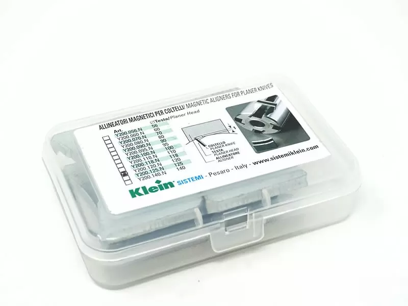 Coppia di Allineatori Magnetici per Coltelli D.120 SISTEMI KLEIN 